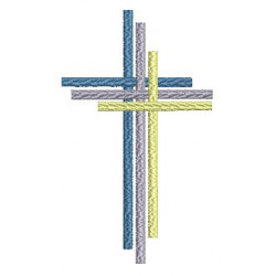 Stickdatei - Dreier Kreuz